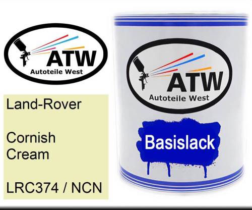 Land-Rover, Cornish Cream, LRC374 / NCN: 1L Lackdose, von ATW Autoteile West.